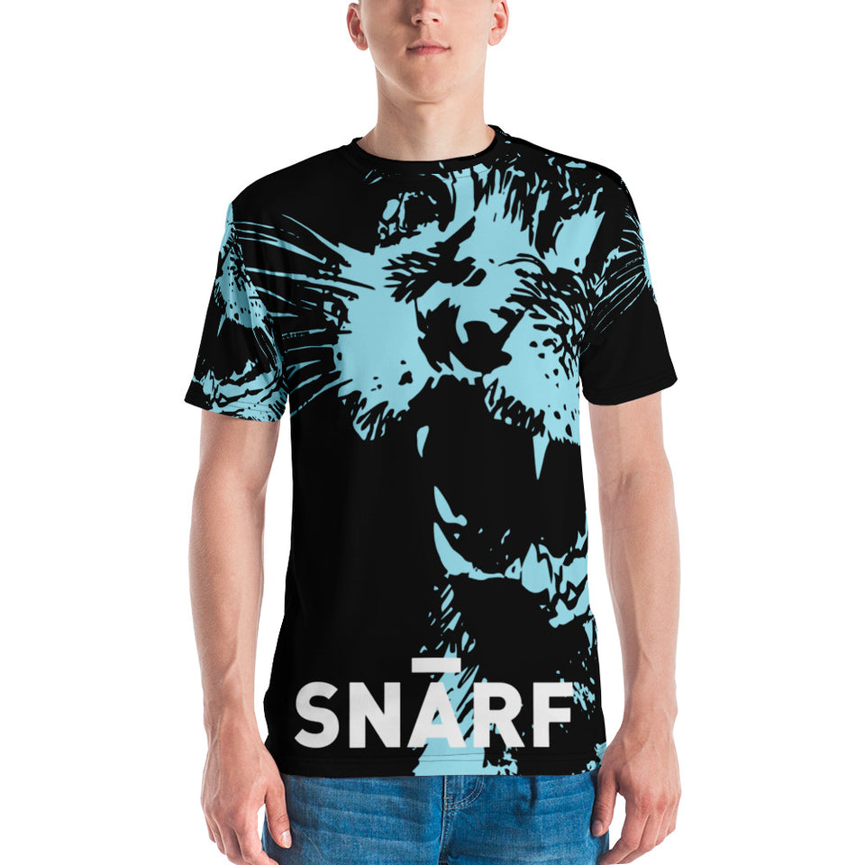 SNARF - Master 'MEEEOOOWW!!' (Light Blue) - Men's T-shirt