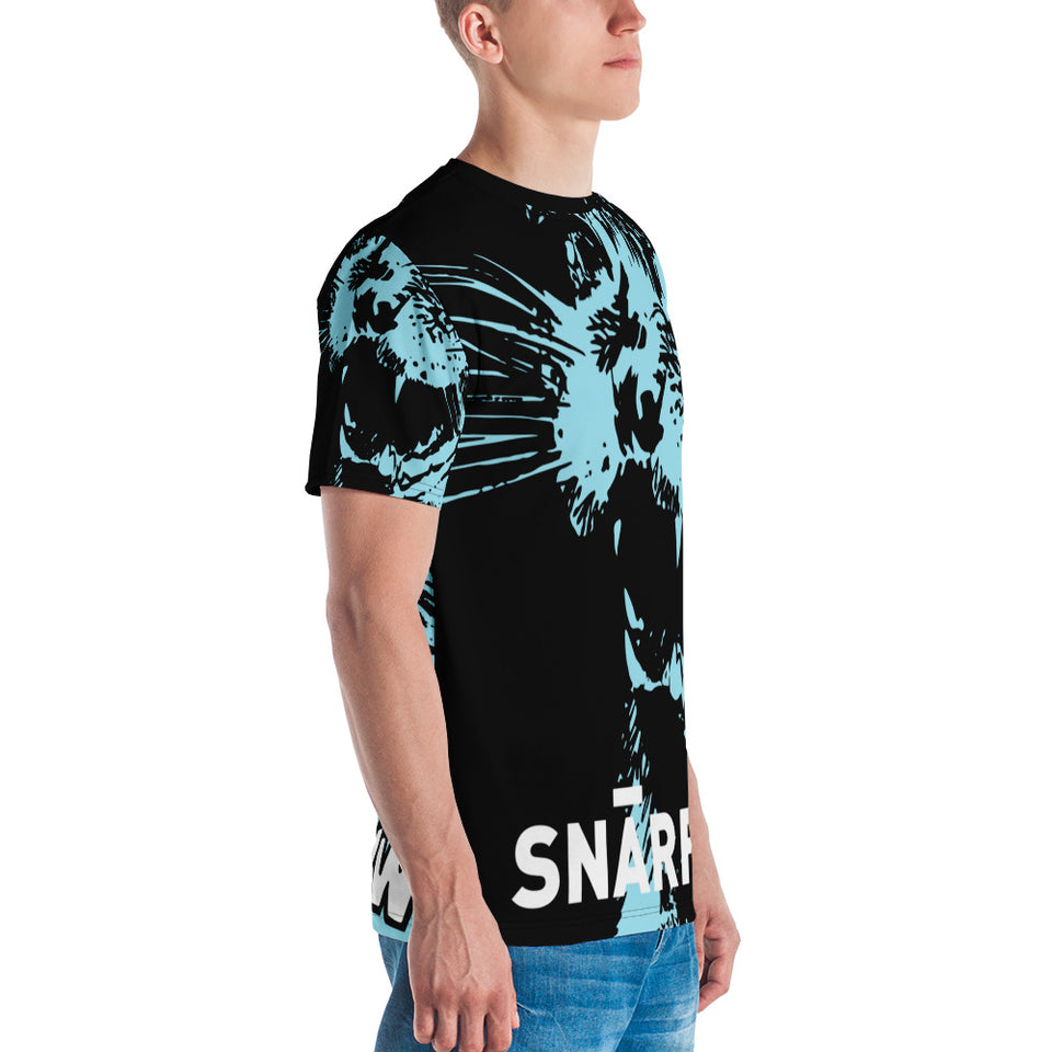 SNARF - Master 'MEEEOOOWW!!' (Light Blue) - Men's T-shirt