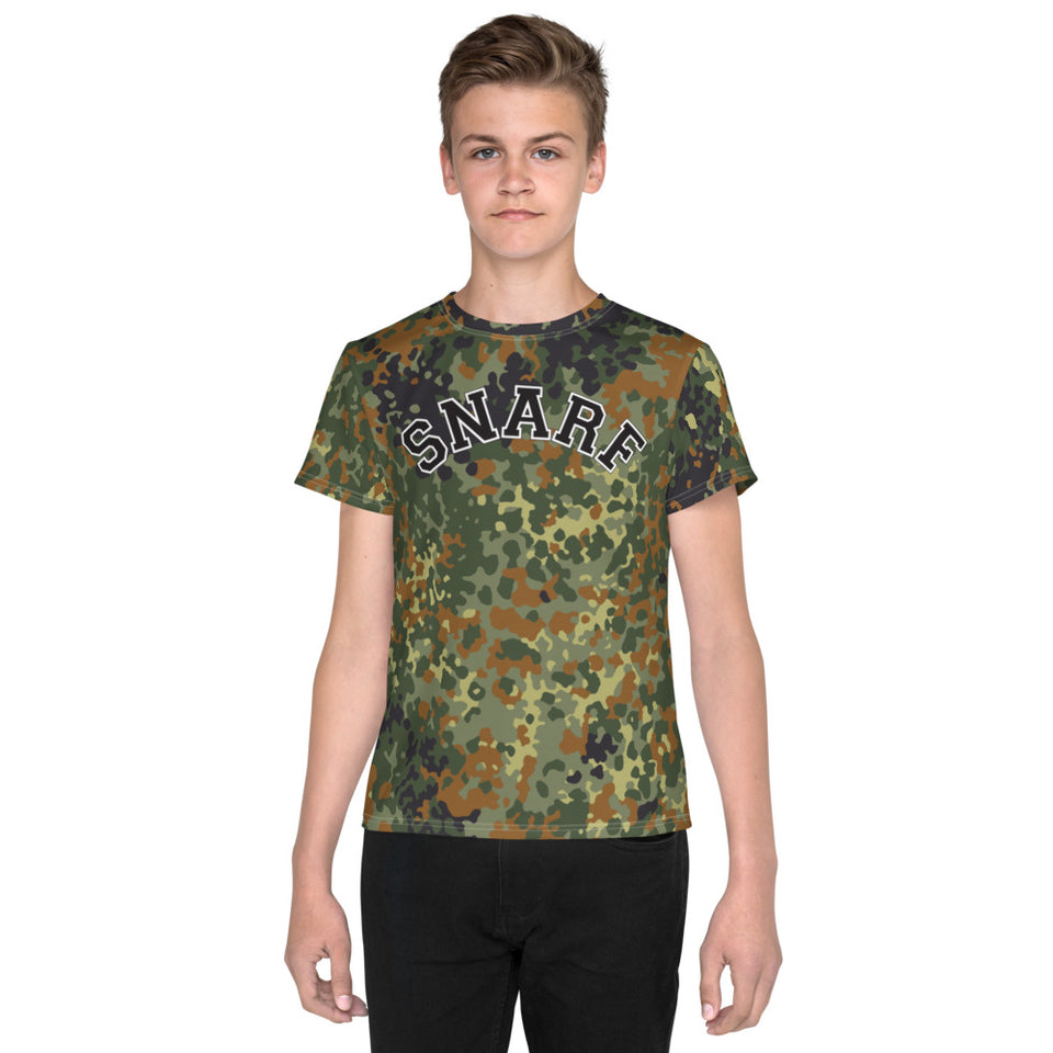 SNARF - College (Flecktarn Camo) - Youth T-Shirt