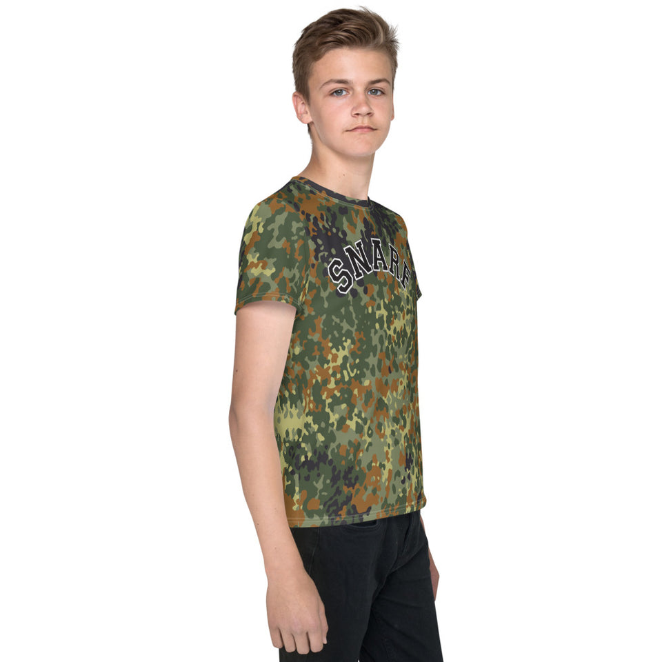 SNARF - College (Flecktarn Camo) - Youth T-Shirt