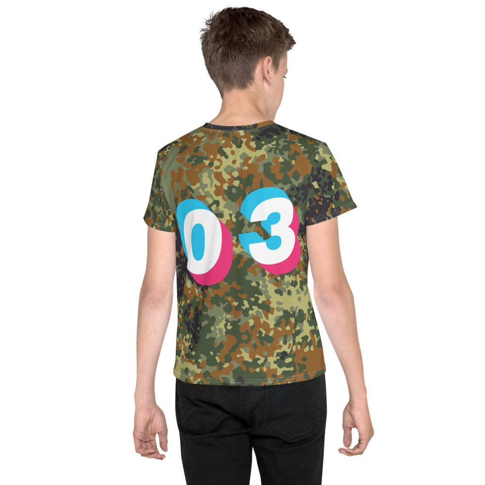 SNARF - Phase '03' (Flecktarn Camo) - Youth T-Shirt