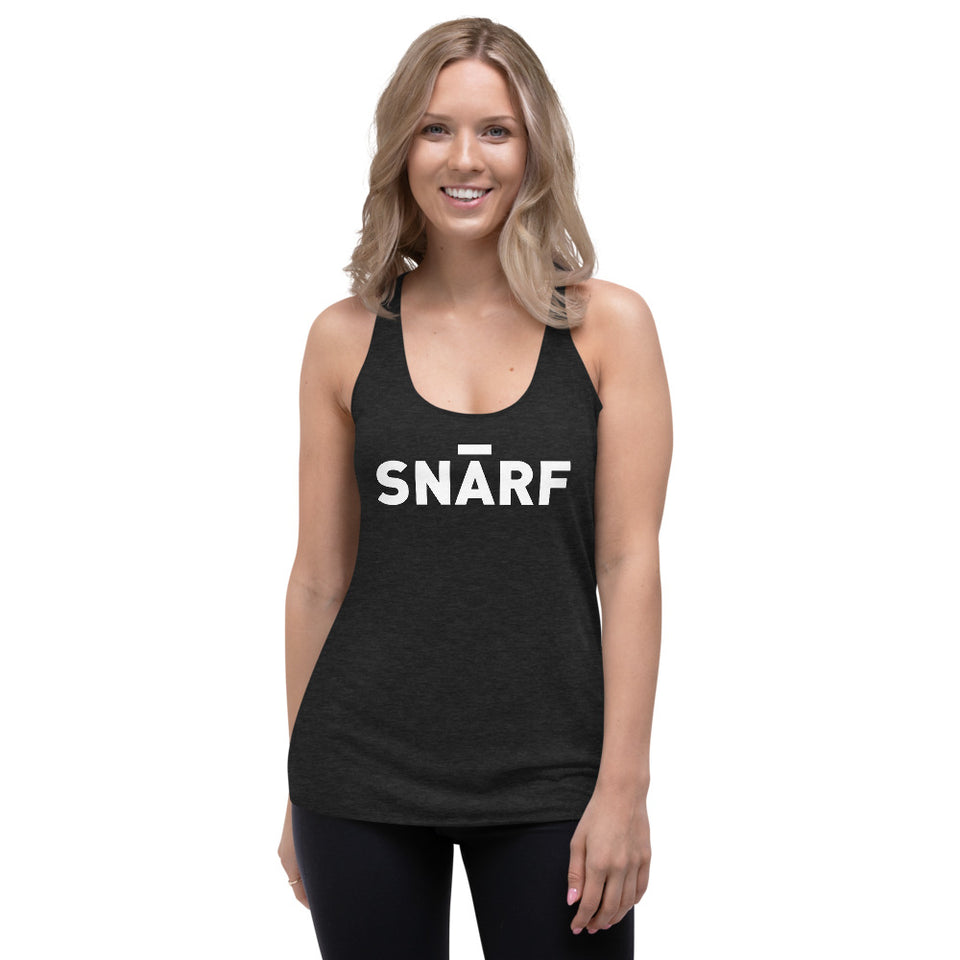 SNARF - Master (White) - Racerback Tank