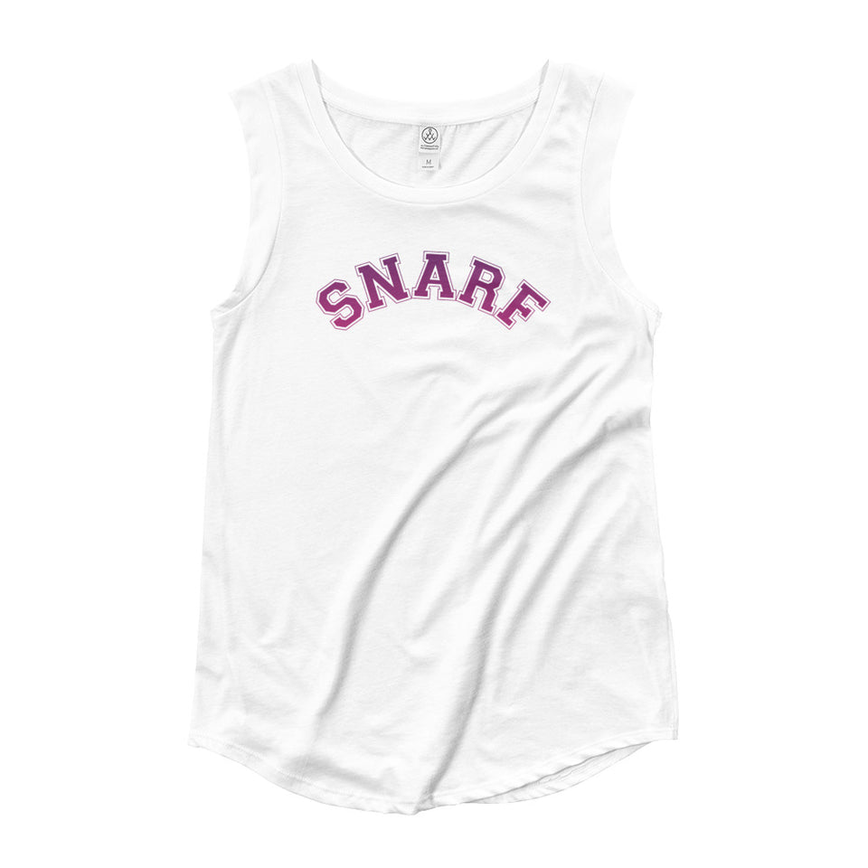 SNARF - College (Purple) - Cap Sleeve T-Shirt