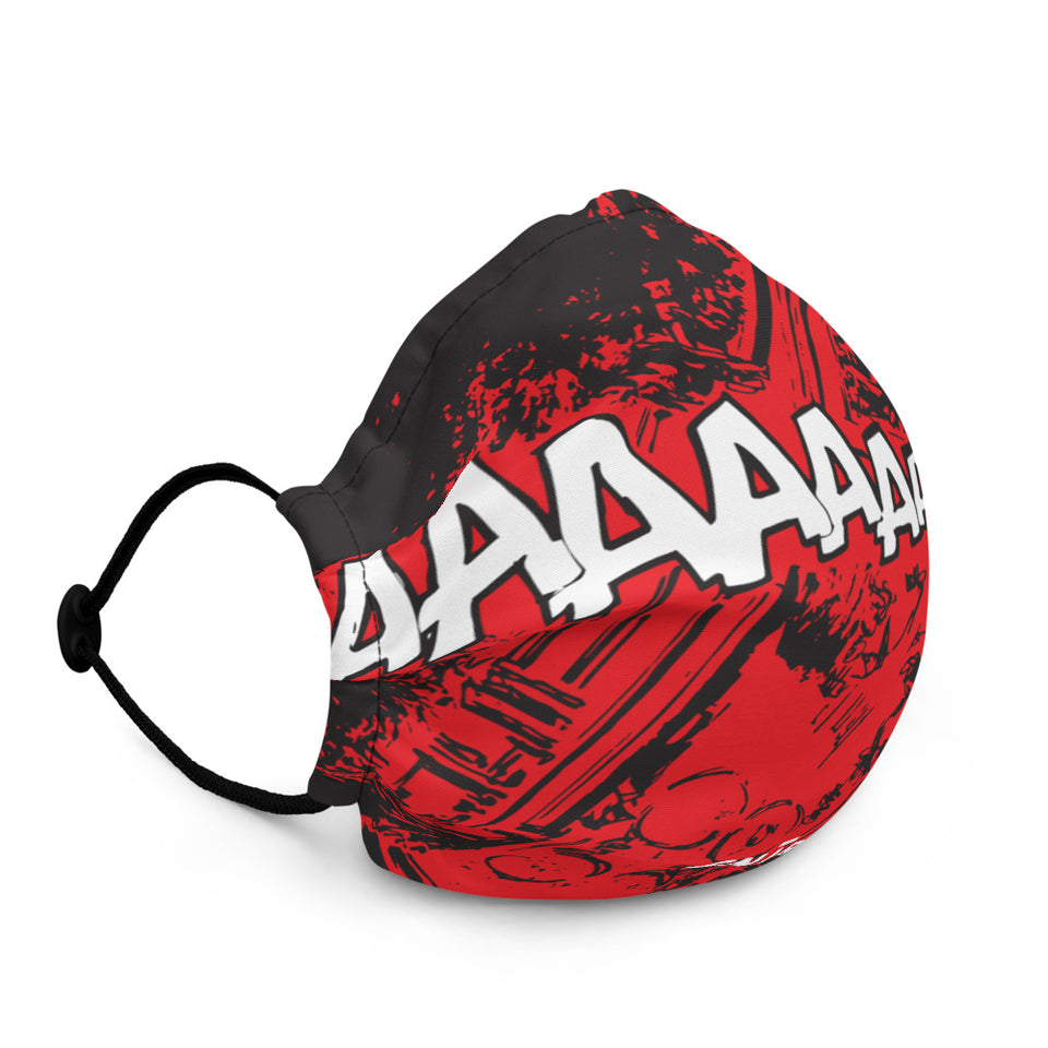 SNARF - 'Marian' (Red) - Premium Face Mask