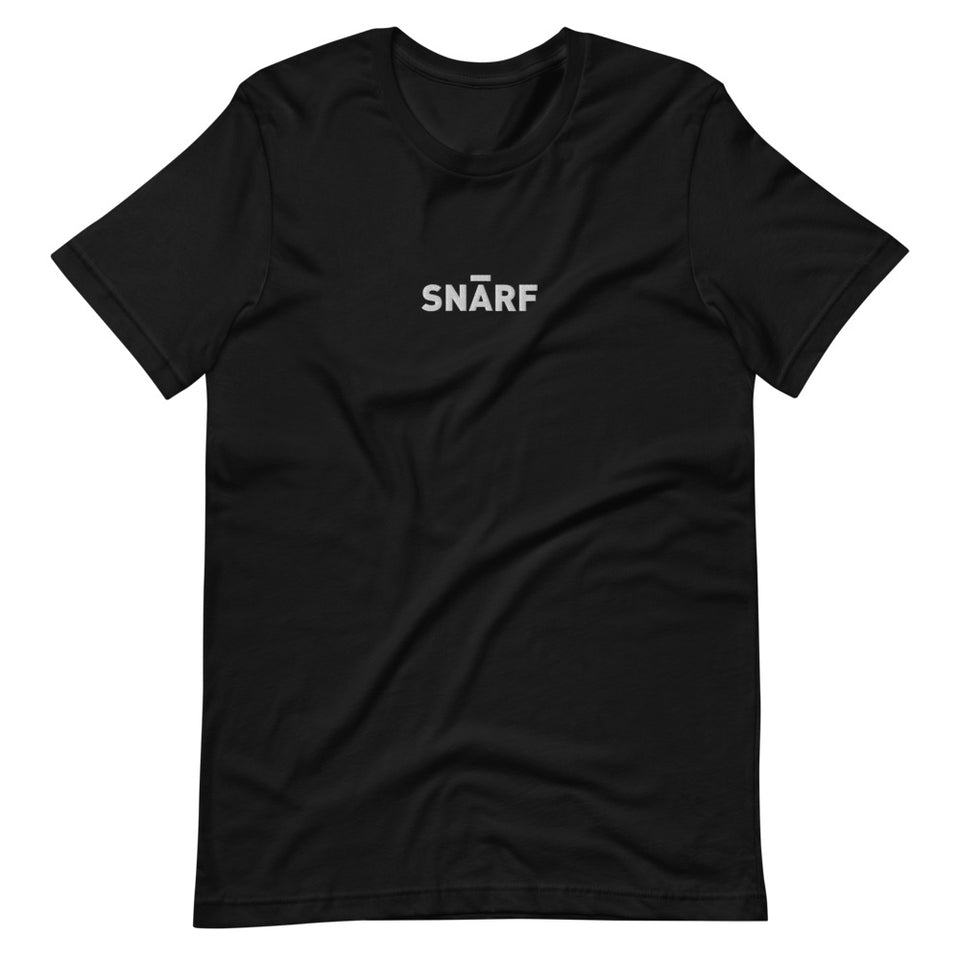 SNARF - Master (White) - Embroidered Unisex T-Shirt