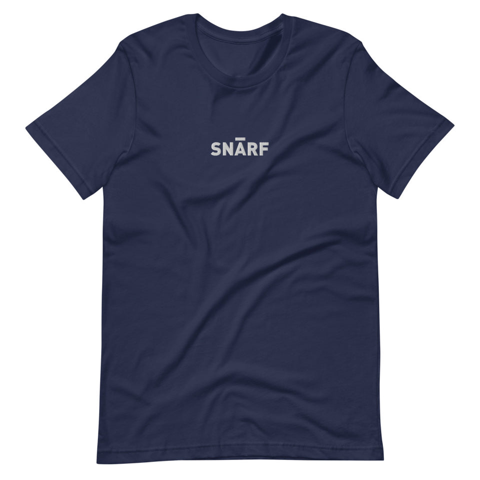 SNARF - Master (White) - Embroidered Unisex T-Shirt