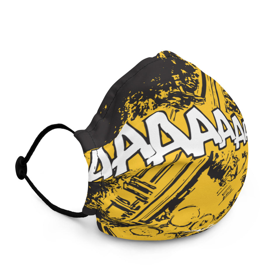 SNARF - 'Marian' (Yellow) - Premium Face Mask