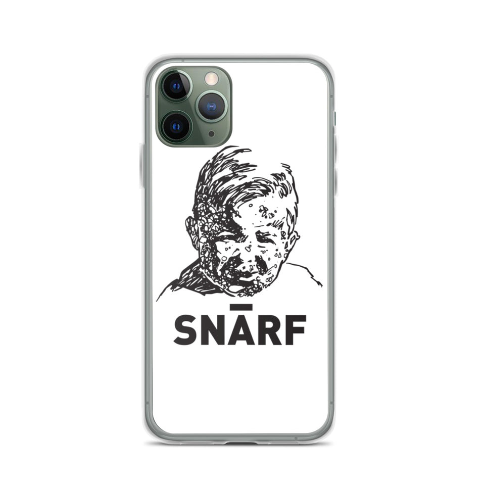 SNARF - Minim 'Face' (White) - iPhone Case