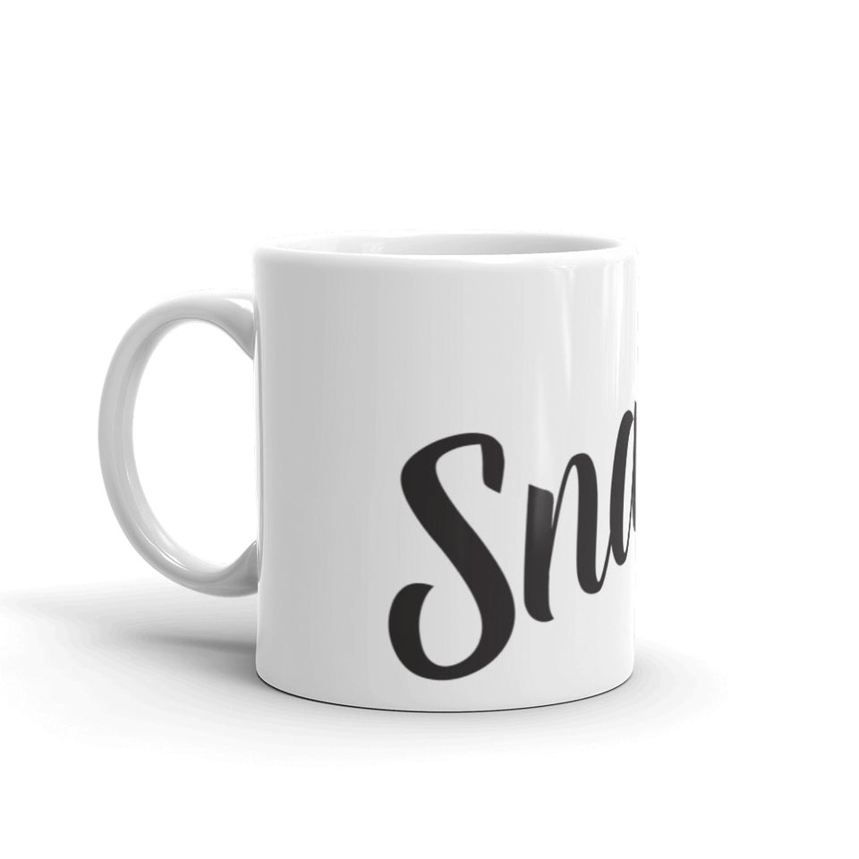 SNARF - Scrawl (White) - Mug copy