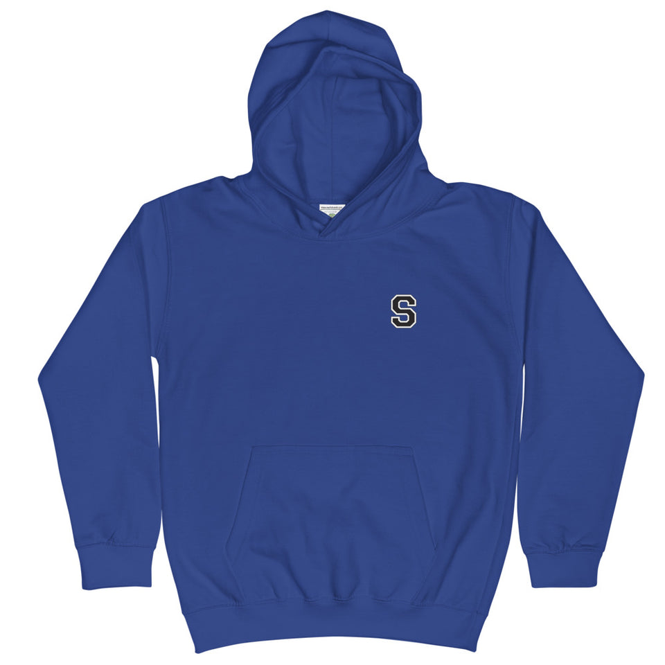 SNARF - College 'S' + Reverse - Kids Hoodie