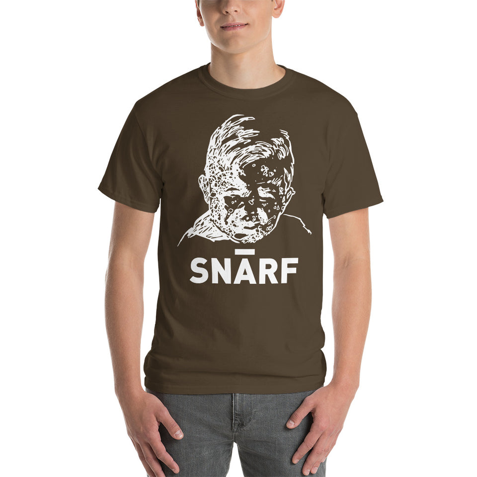 SNARF - Minim 'Face' (White) - T-Shirt