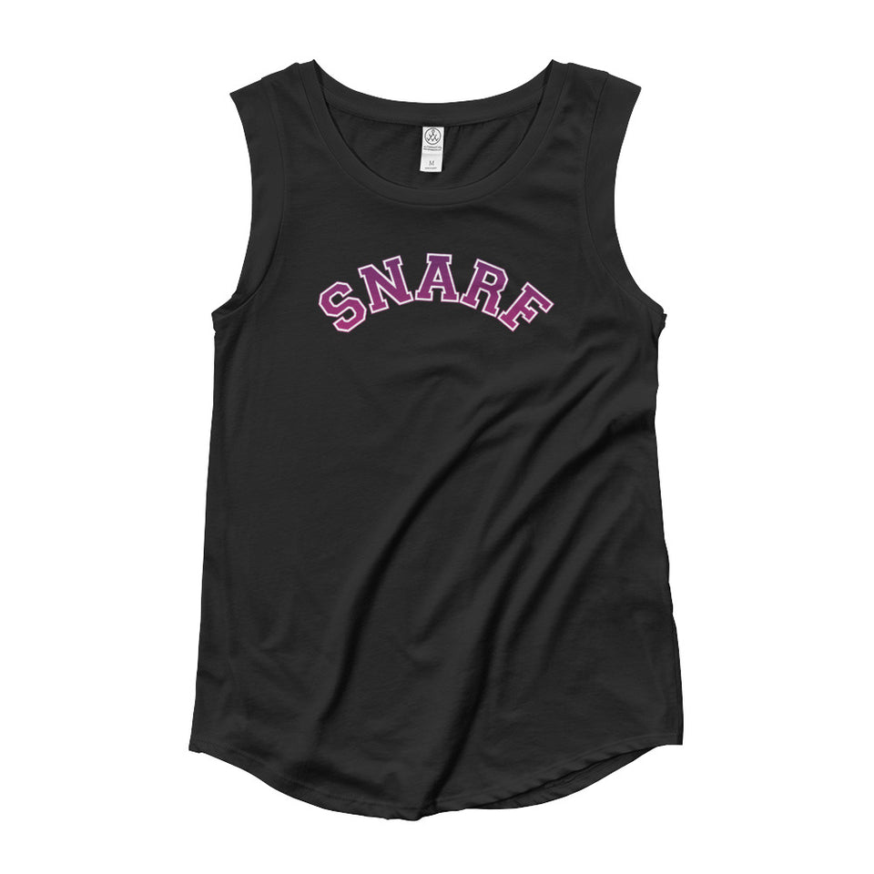 SNARF - College (Purple) - Cap Sleeve T-Shirt