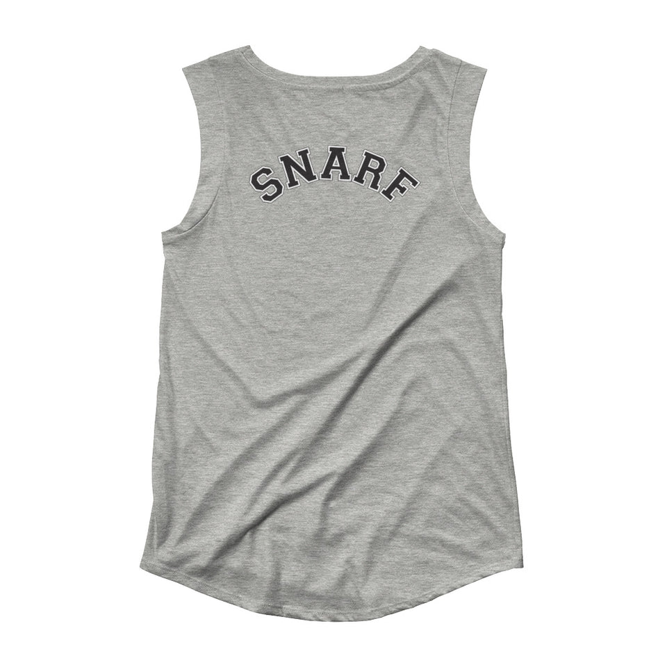 SNARF - College 'S' + Reverse - Cap Sleeve T-Shirt