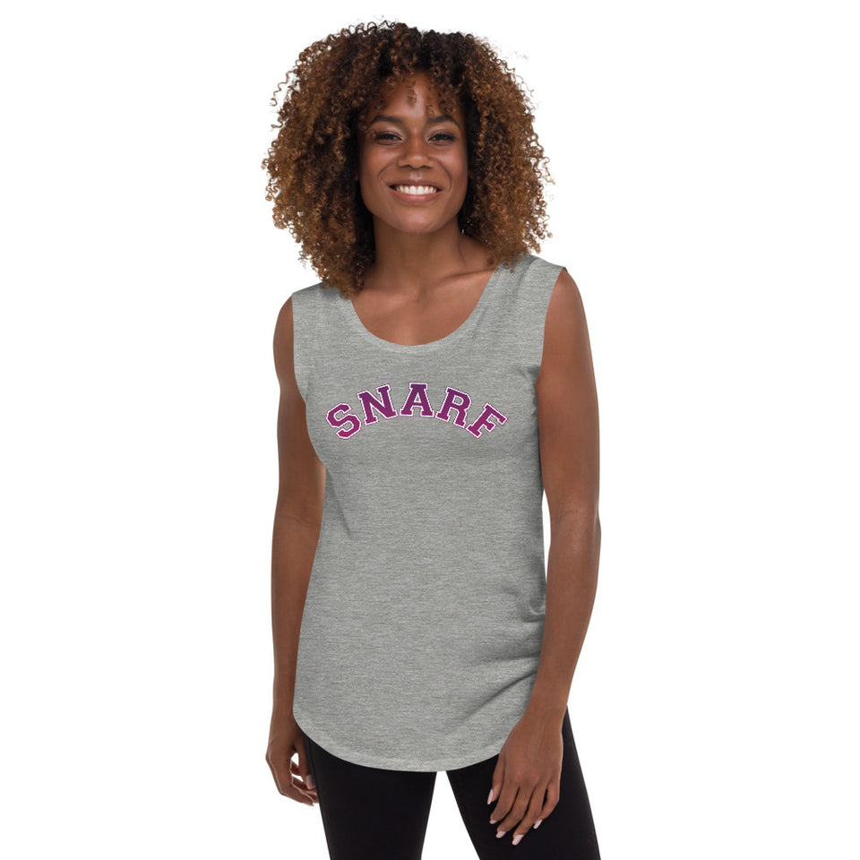 SNARF - College (Purple) - Cap Sleeve T-Shirt