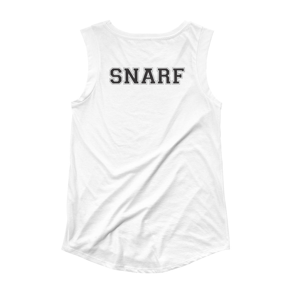 SNARF - College 'S' + Reverse In-Line - Cap Sleeve T-Shirt