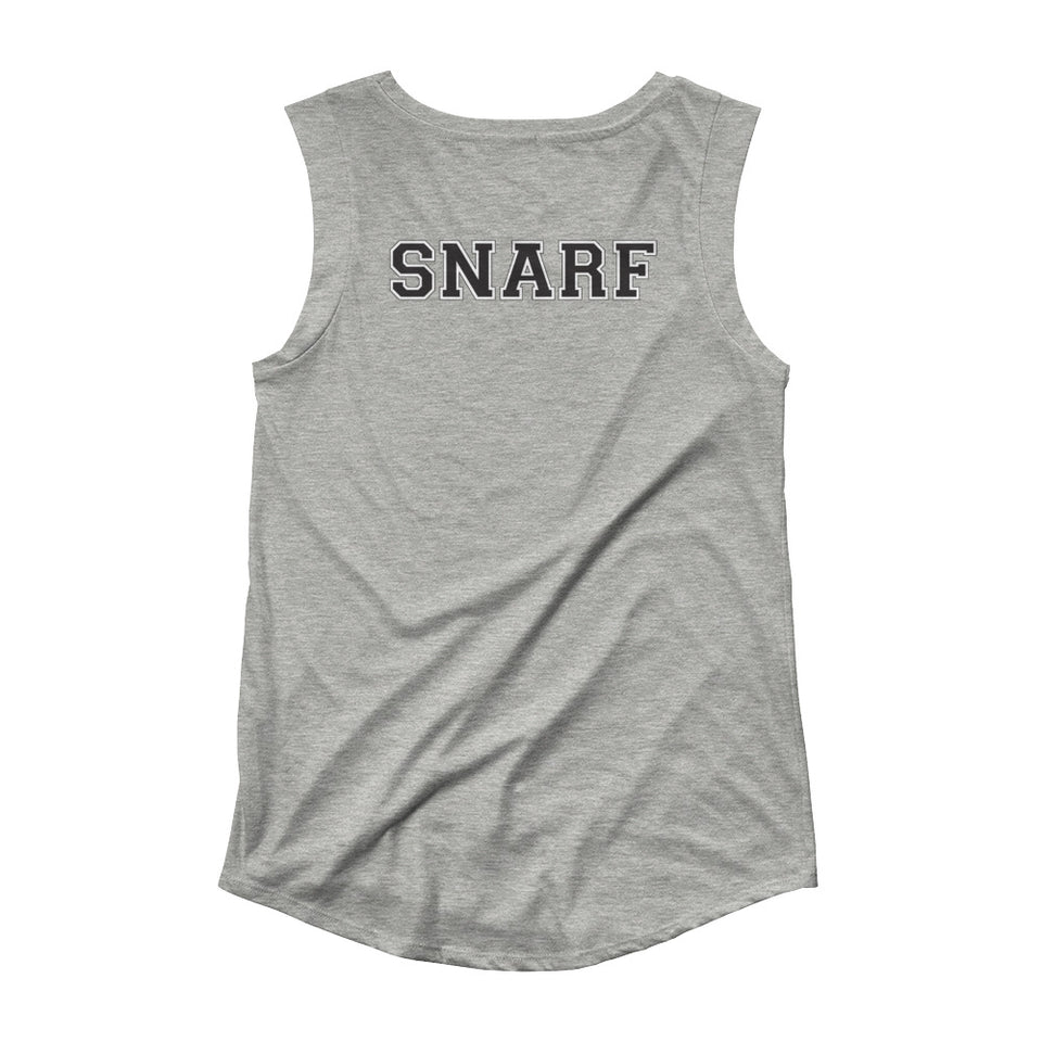 SNARF - College 'S' + Reverse In-Line - Cap Sleeve T-Shirt