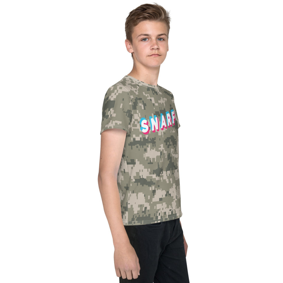 SNARF - Phase Super 'S' (Digital Camo) - Youth T-Shirt