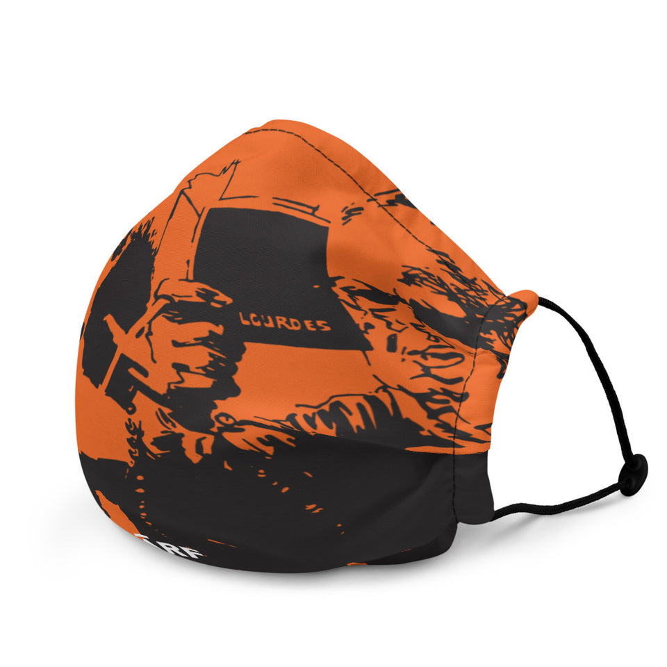 SNARF - 'Again Highway 61' (Orange) - Premium Face Mask