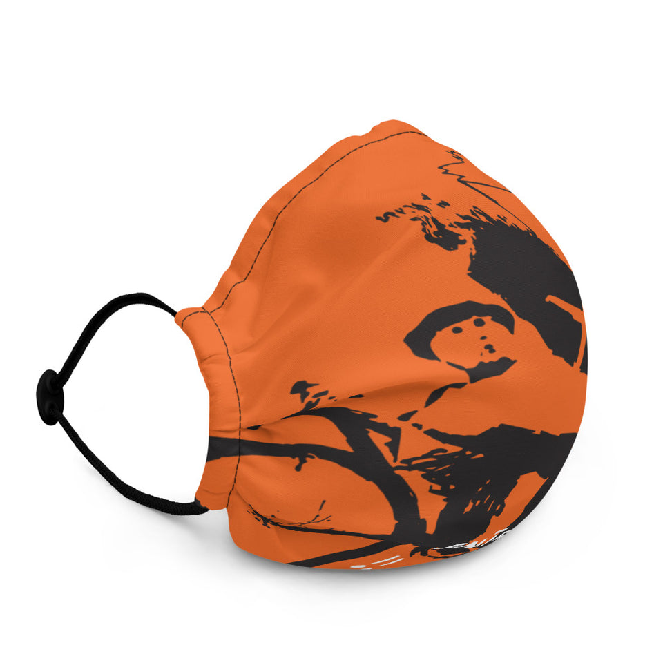 SNARF - 'Again Highway 61' (Orange) - Premium Face Mask