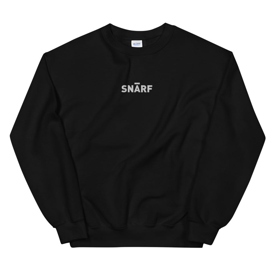 SNARF - Master (White) - Embroidered Unisex Sweatshirt