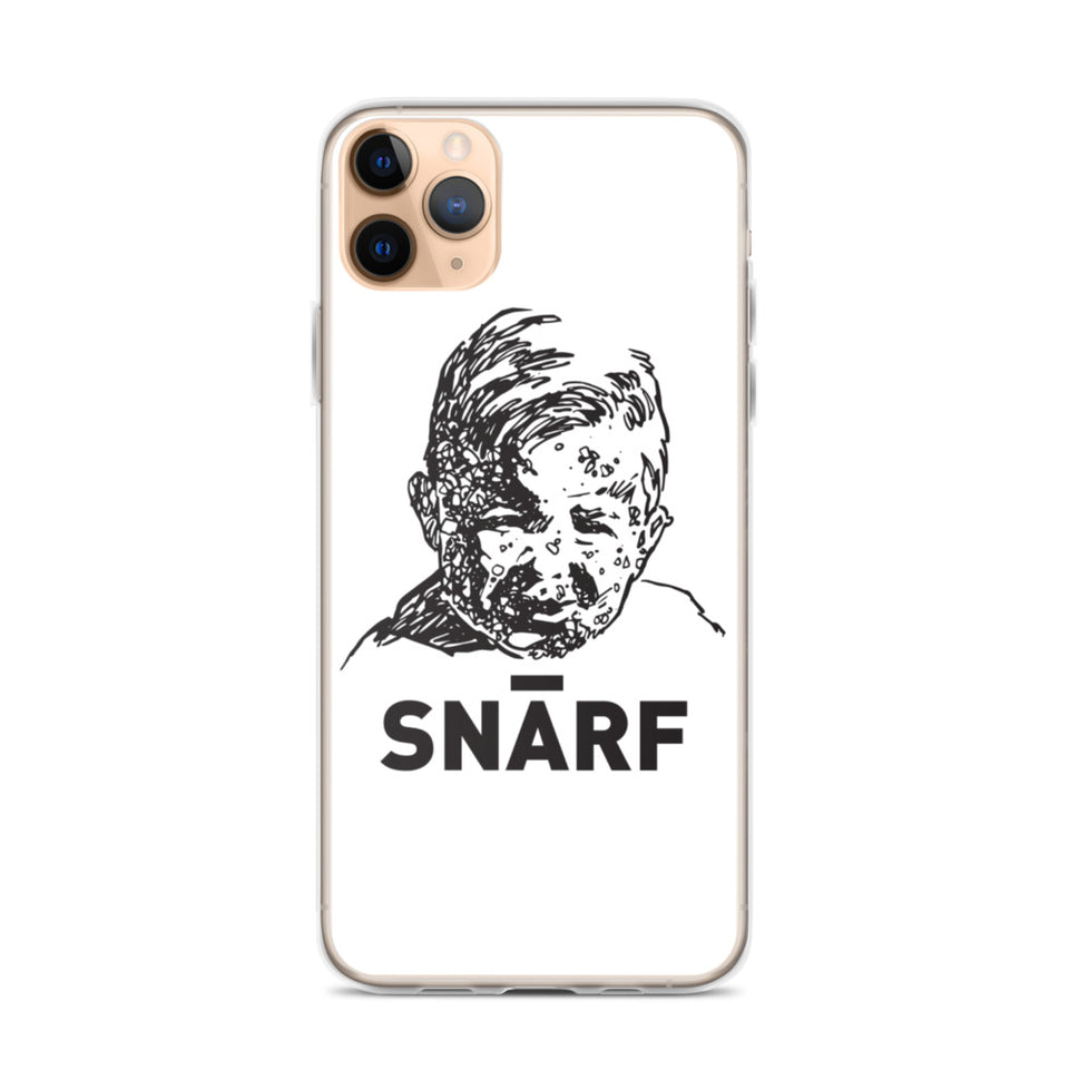 SNARF - Minim 'Face' (White) - iPhone Case