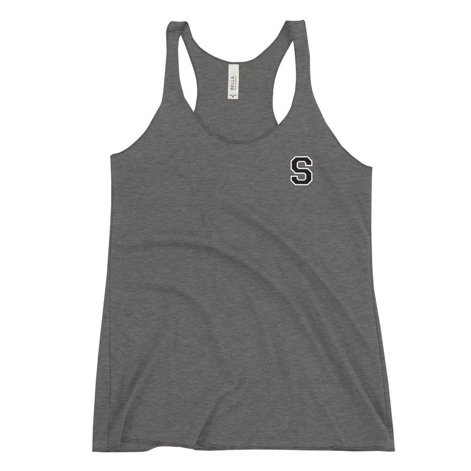 SNARF - College 'S' + Reverse - Racerback Tank