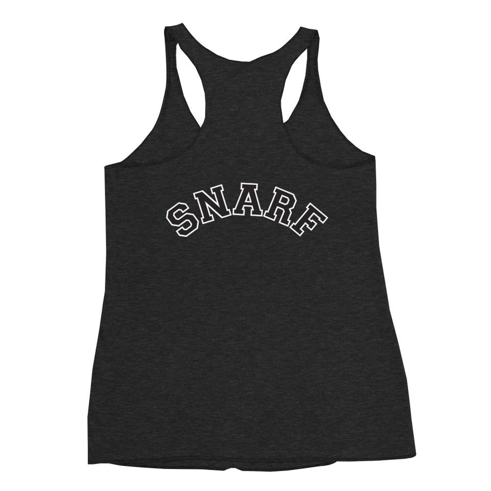 SNARF - College 'S' + Reverse - Racerback Tank