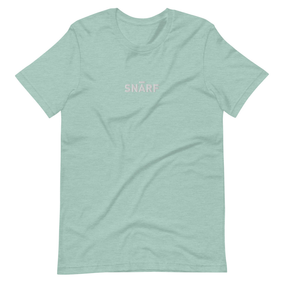 SNARF - Master (White) - Embroidered Unisex T-Shirt