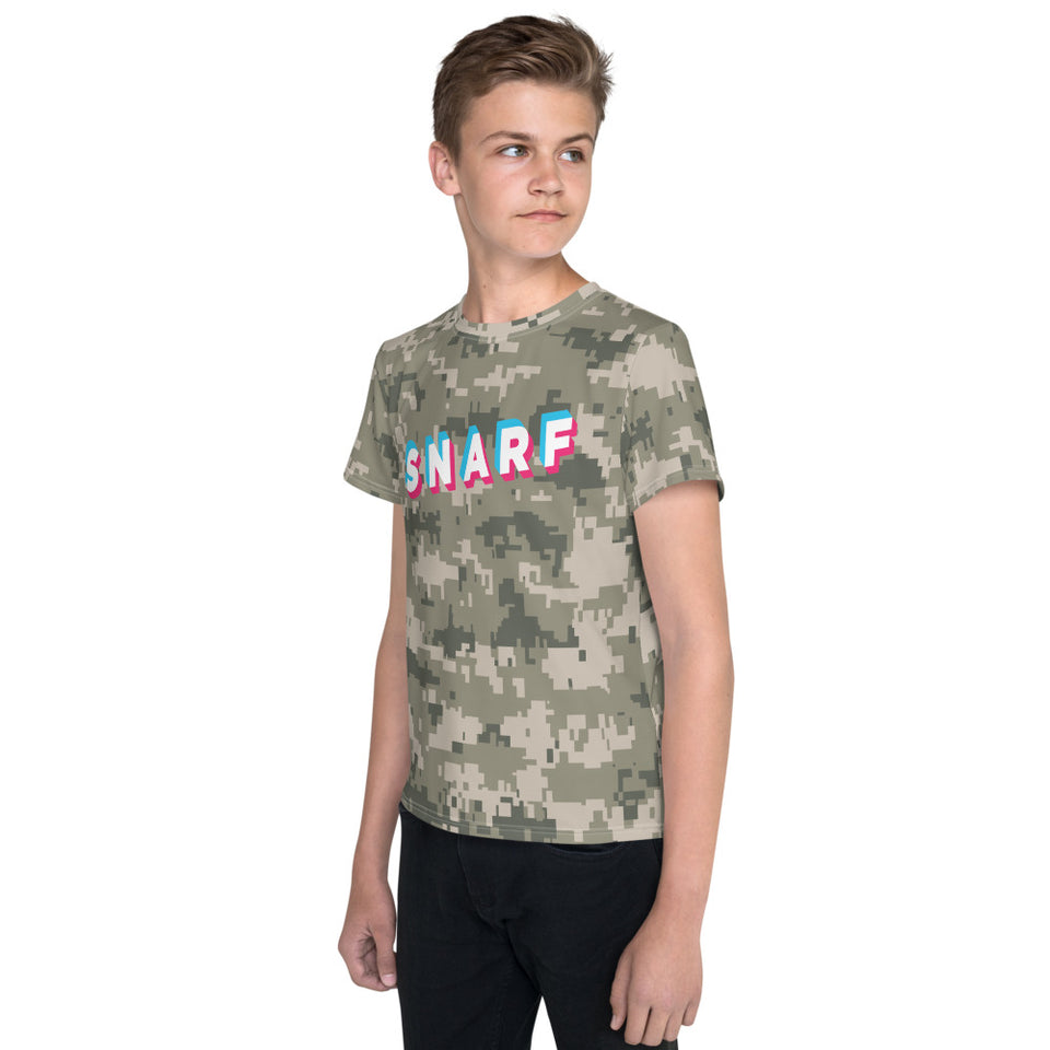 SNARF - Phase Super 'S' (Digital Camo) - Youth T-Shirt