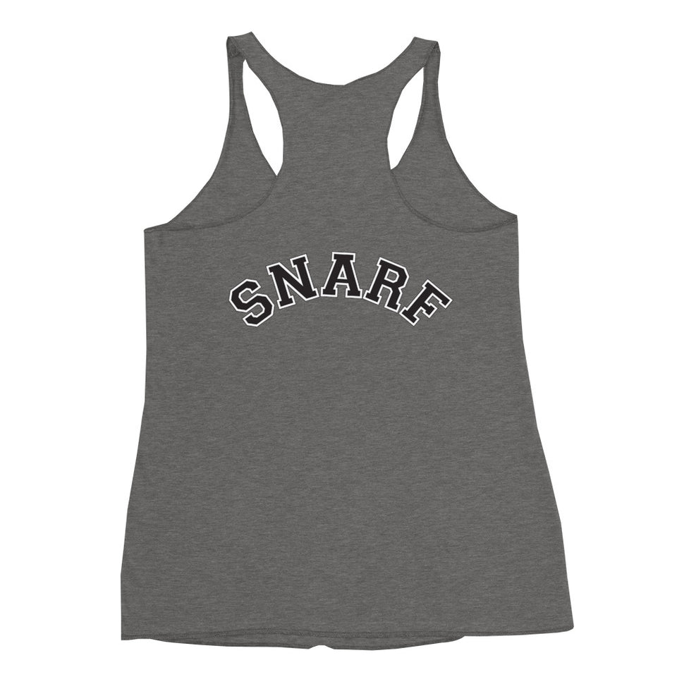 SNARF - College 'S' + Reverse - Racerback Tank