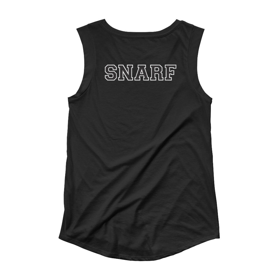 SNARF - College 'S' + Reverse In-Line - Cap Sleeve T-Shirt