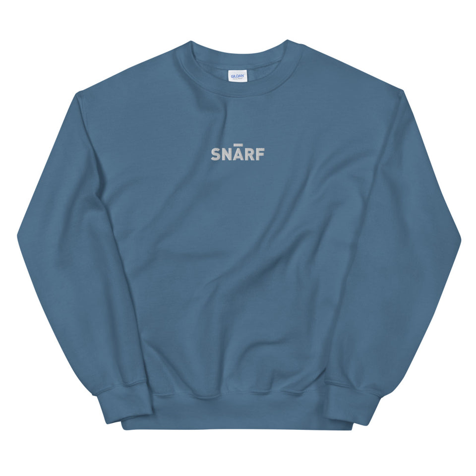 SNARF - Master (White) - Embroidered Unisex Sweatshirt