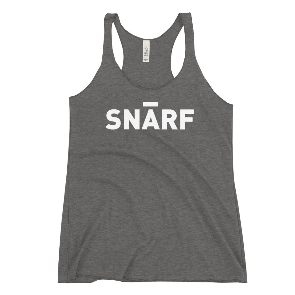 SNARF - Master (White) - Racerback Tank